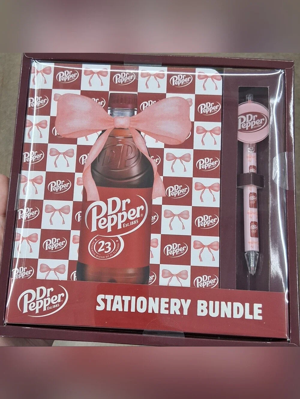 New Dr Pepper Stationery Set
